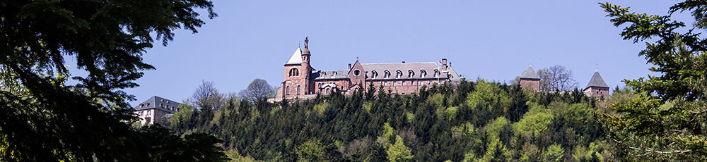 Odilienberg Kloster von unten